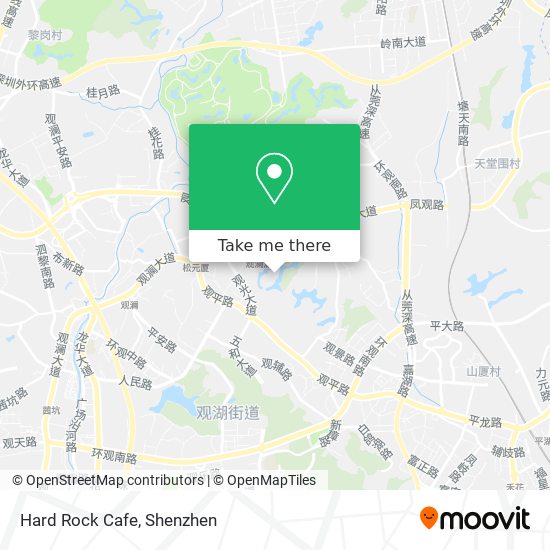 Hard Rock Cafe map