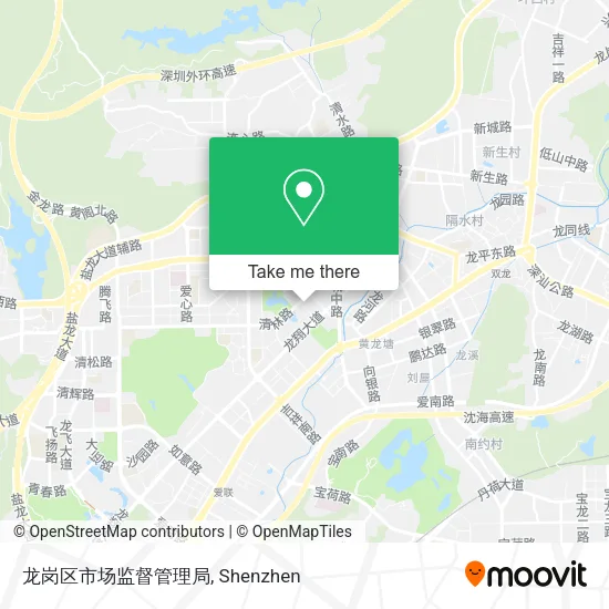 龙岗区市场监督管理局 map