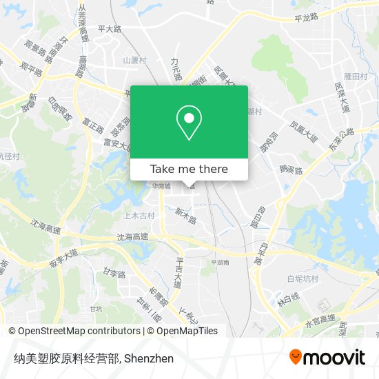 纳美塑胶原料经营部 map