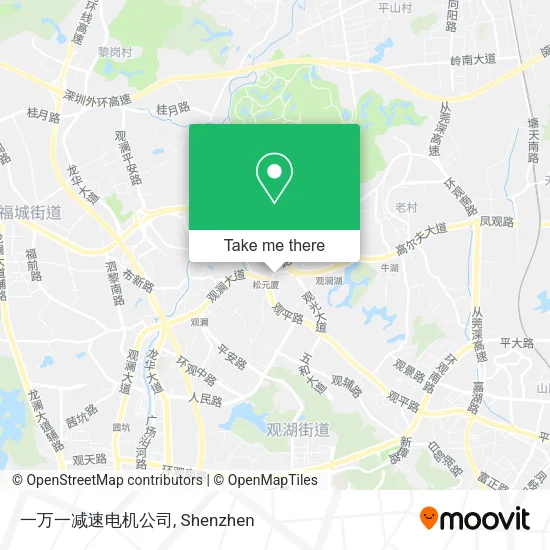 一万一减速电机公司 map