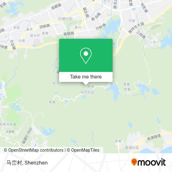 马峦村 map