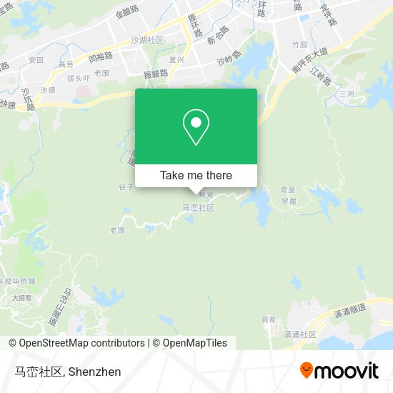 马峦社区 map