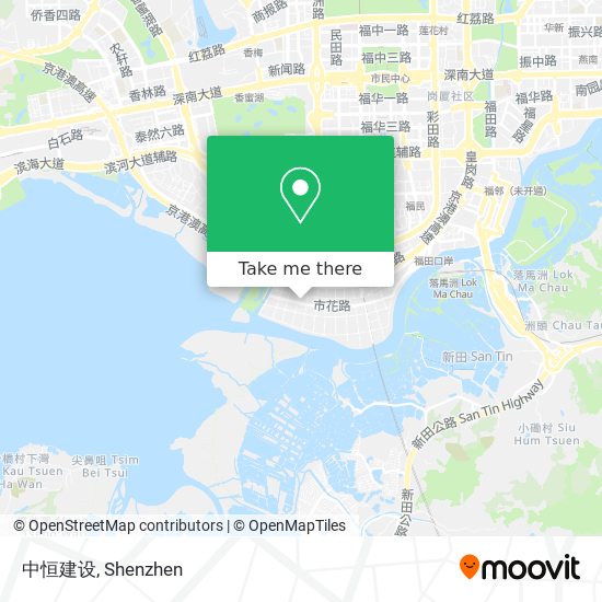 中恒建设 map