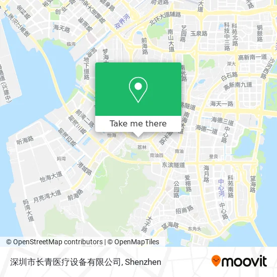 深圳市长青医疗设备有限公司 map