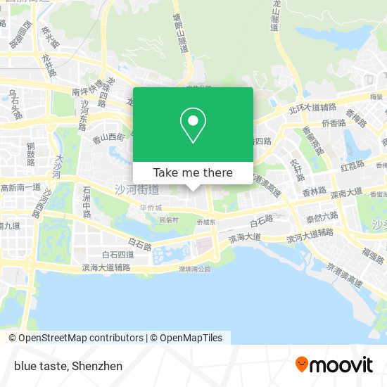 blue taste map