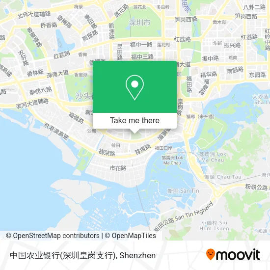 中国农业银行(深圳皇岗支行) map