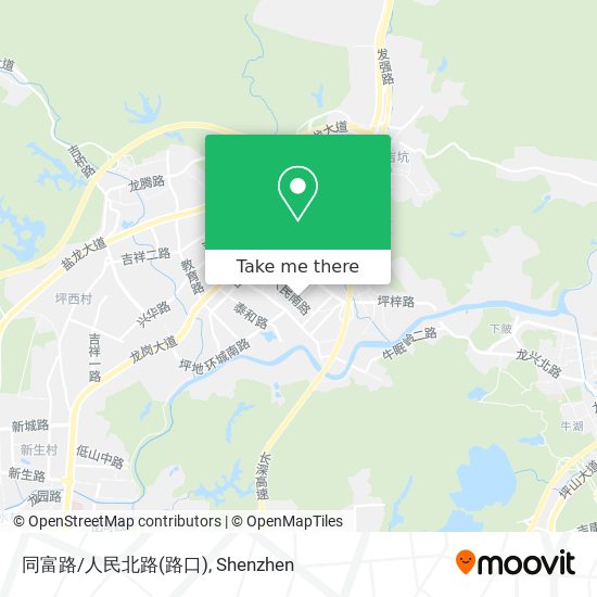同富路/人民北路(路口) map