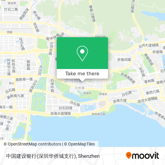 中国建设银行(深圳华侨城支行) map