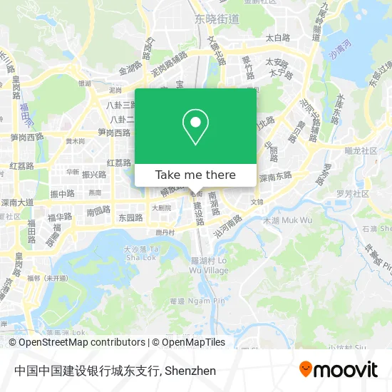 中国中国建设银行城东支行 map