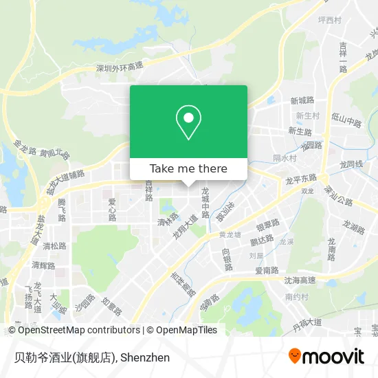 贝勒爷酒业(旗舰店) map