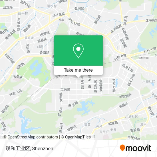 联和工业区 map