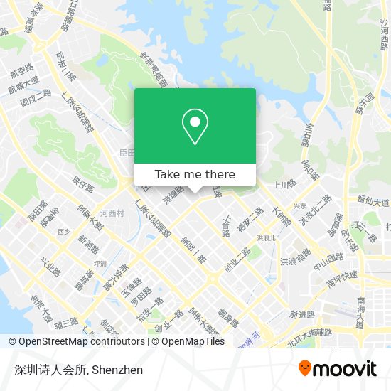 深圳诗人会所 map