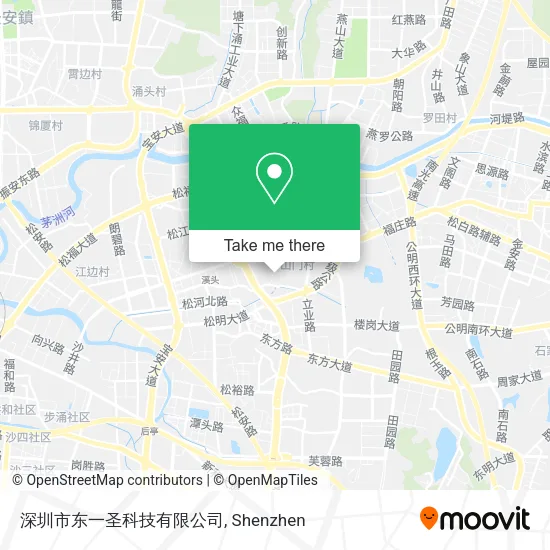 深圳市东一圣科技有限公司 map