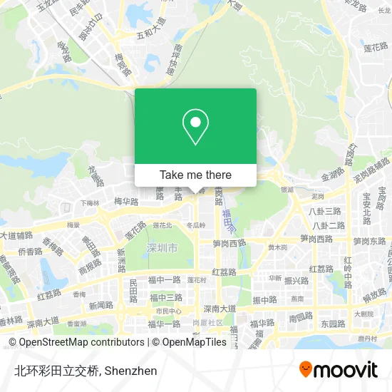 北环彩田立交桥 map