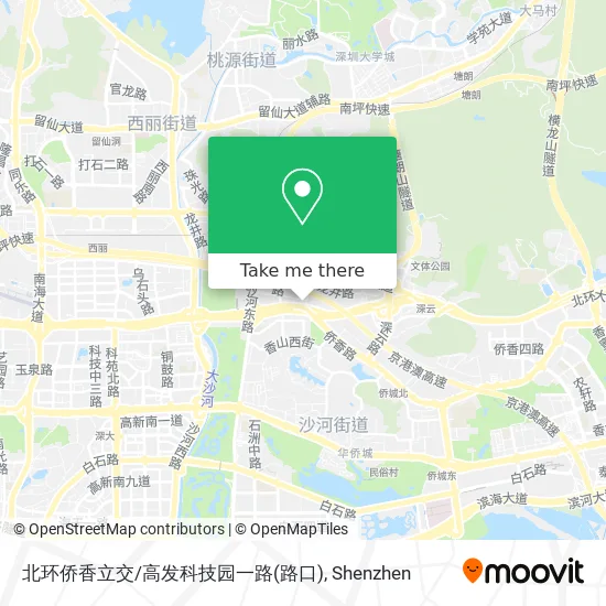 北环侨香立交/高发科技园一路(路口) map