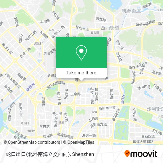 蛇口出口(北环南海立交西向) map