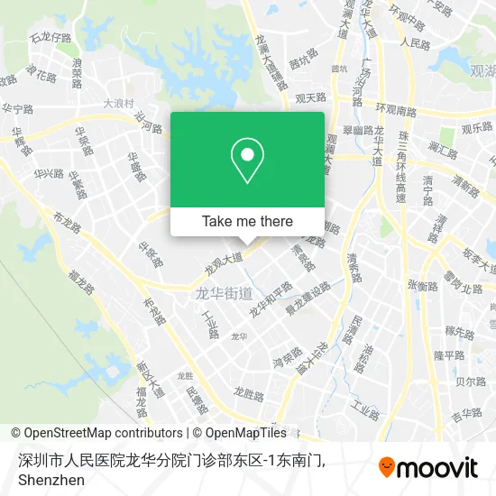 深圳市人民医院龙华分院门诊部东区-1东南门 map