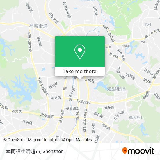 幸而福生活超市 map