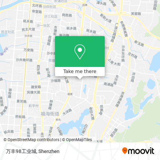 万丰98工业城 map