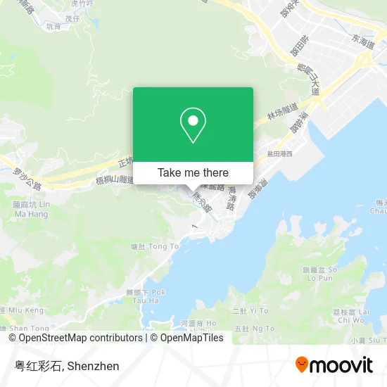 粤红彩石 map