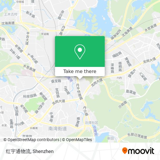 红宇通物流 map
