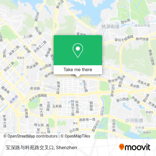 宝深路与科苑路交叉口 map