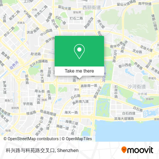 科兴路与科苑路交叉口 map