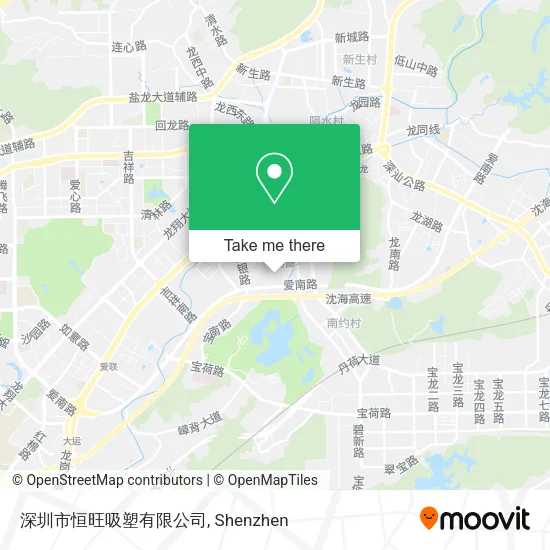 深圳市恒旺吸塑有限公司 map