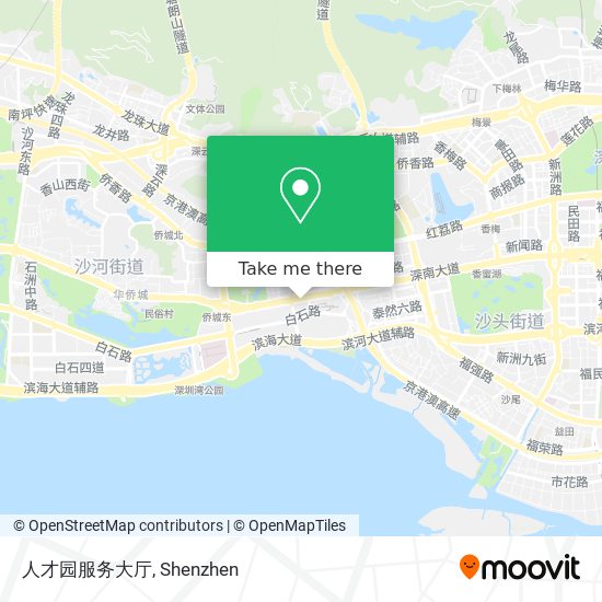 人才园服务大厅 map