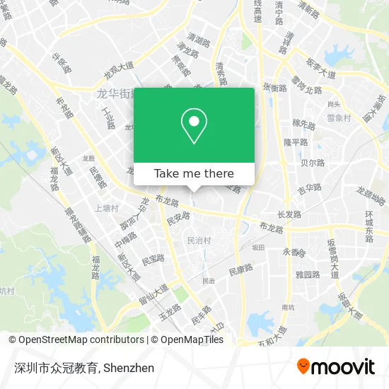 深圳市众冠教育 map