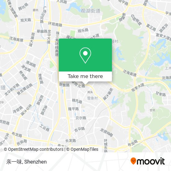 亲一味 map
