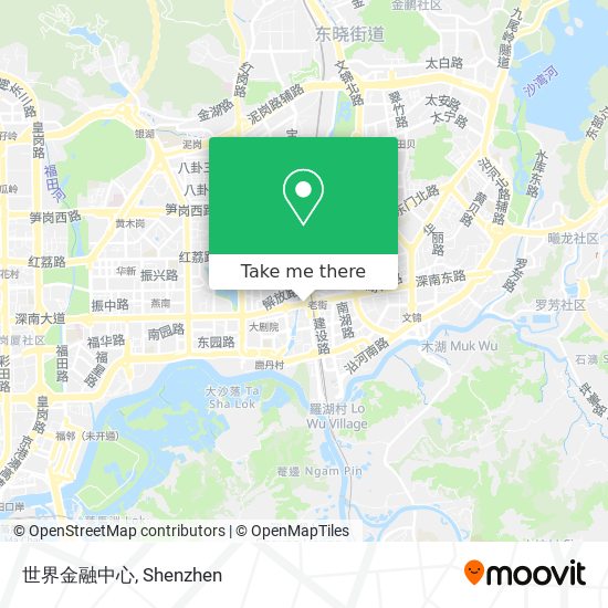 世界金融中心 map
