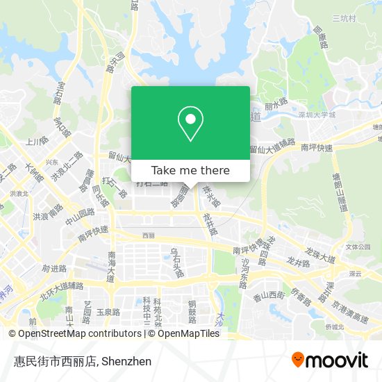 惠民街市西丽店 map