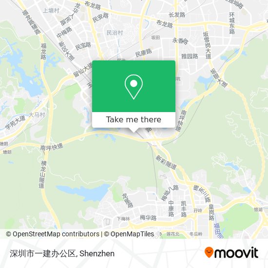 深圳市一建办公区 map