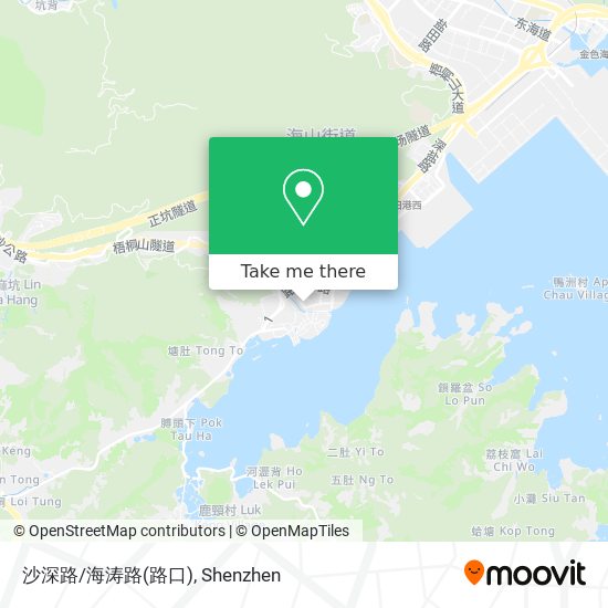 沙深路/海涛路(路口) map