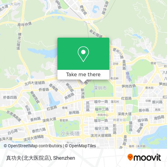 真功夫(北大医院店) map