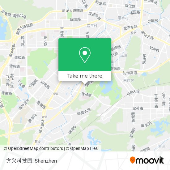 方兴科技园 map