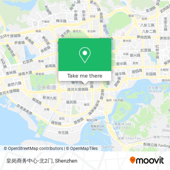 皇岗商务中心-北2门 map