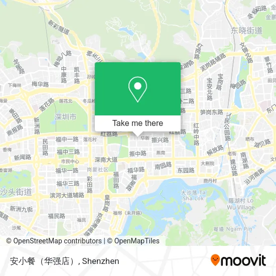 安小餐（华强店） map