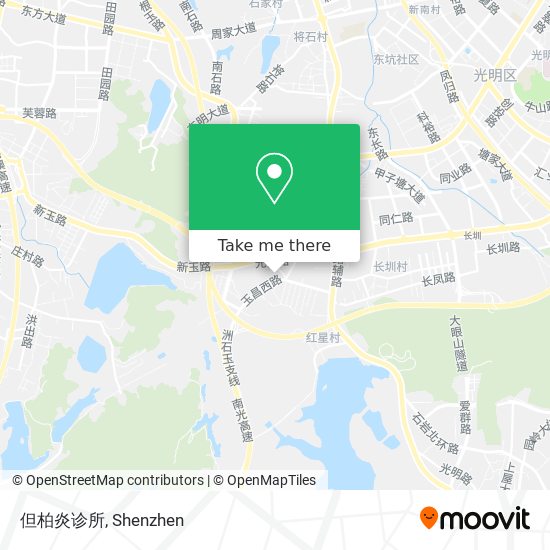 但柏炎诊所 map