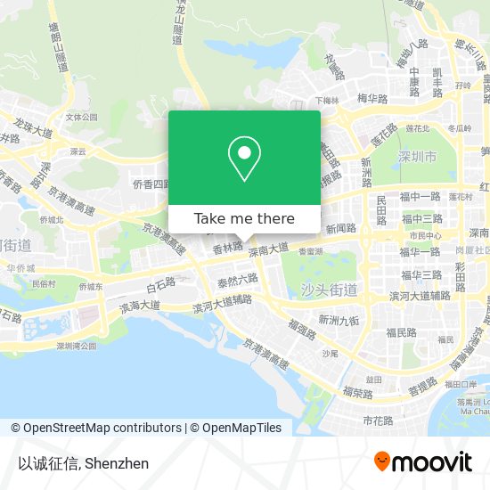 以诚征信 map