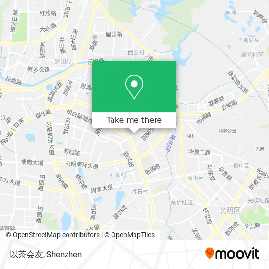 以茶会友 map