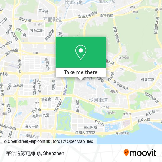 宇信通家电维修 map