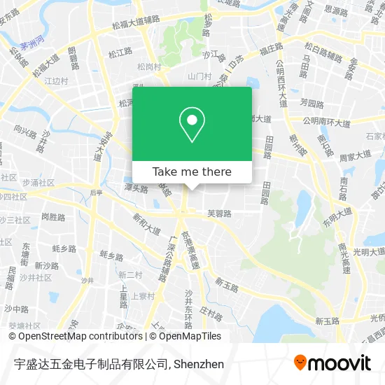 宇盛达五金电子制品有限公司 map