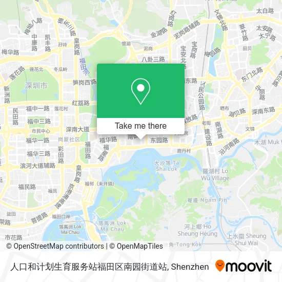 人口和计划生育服务站福田区南园街道站 map