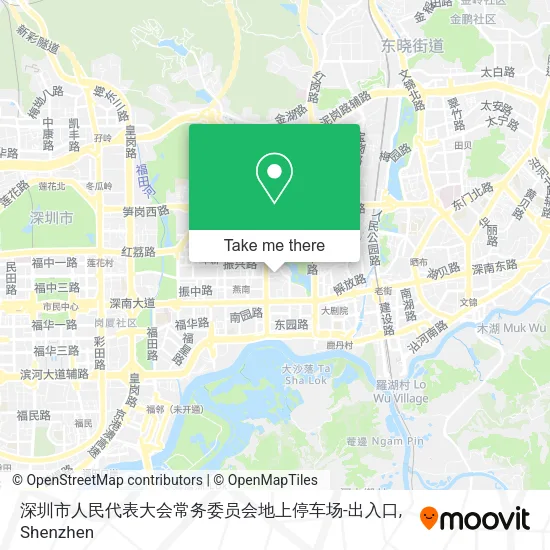 深圳市人民代表大会常务委员会地上停车场-出入口 map