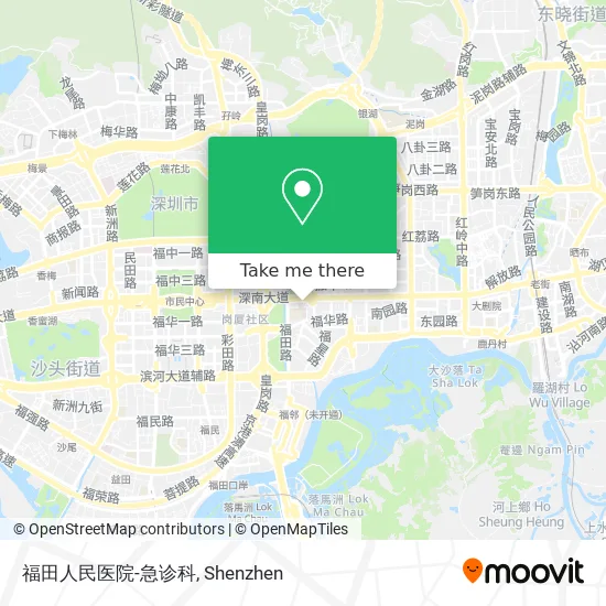 福田人民医院-急诊科 map