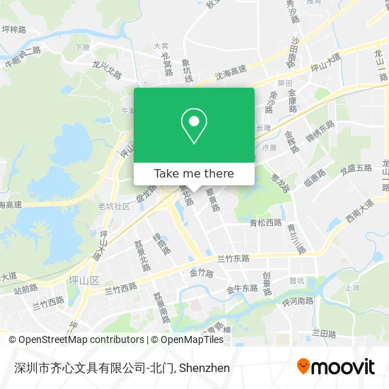 深圳市齐心文具有限公司-北门 map