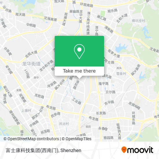 富士康科技集团(西南门) map