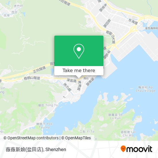 薇薇新娘(盐田店) map